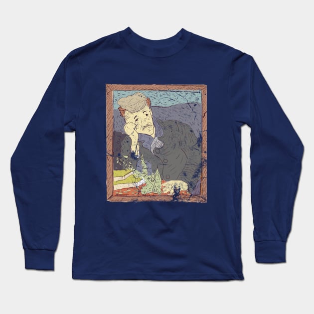 fanart blue period picasso vintage By BIJOTANN Long Sleeve T-Shirt by bijotann